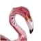 Tall Pink Ombre Textured Metal Flamingo Garden Sculpture Set